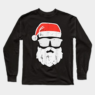 Santa Face Long Sleeve T-Shirt